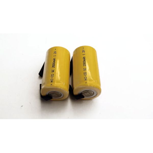 SC Size 1.2V Cylindrical Nicd Battery Packs 2000mAh For R/C Hobbies