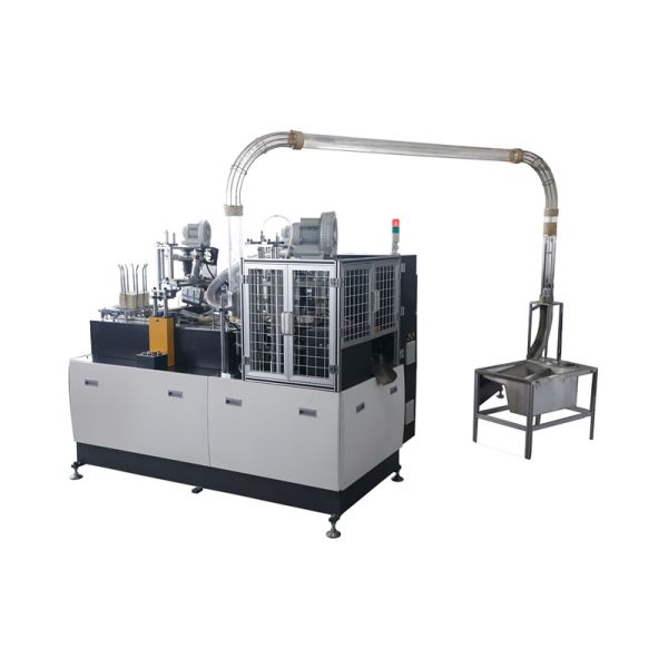 High Speed Single Plate Ultrasonic Heater Paper Tea Cup Machine With Full Gear