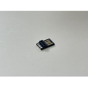 Buy cheap USB 2.0 AM Solder-Type Connector, Black Gold-Plated 5u