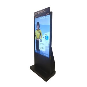 Buy cheap 55 inch All-In-One Interactive Indoor Terminal Virtual Character AI Digital Poster SDK Function for Subway Features Holographic Humans from wholesalers