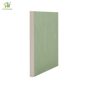Buy cheap Green 12mm Moisture Resistant Plasterboard 1220x2440mm Partition Green Paper Facing‌ product