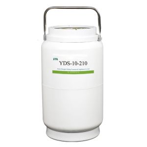 Buy cheap White Liquid Nitrogen Cryogenic Tank , Liquid Nitrogen Container 2 Liter from wholesalers