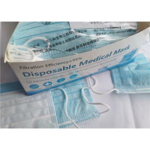 Buy cheap Health Protective Earloop Procedure Masks For Protect Covid - 19 50pcs / Box from wholesalers