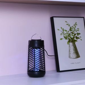 Buy cheap 110V-240V Plug-in Electric Shock Mosquito Insect Killer Lamp Bug Zapper Trap with 80cm Power Cord Working Current 30mA from wholesalers