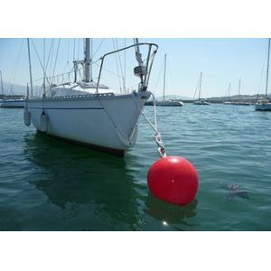 Buy cheap 100kg Foam Filled Mooring Buoys , Ship Mooring Buoys With Chain Support from wholesalers