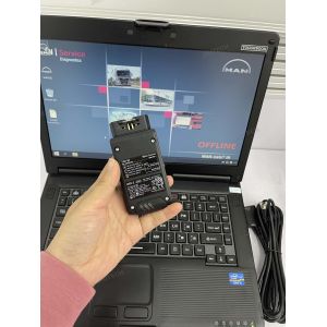 Buy cheap Cf53 Laptop Full Set With Smart Card Heavy Duty Truck T427 Pk T200 Cats 3 Mantis Manwis T427 (Wdi-2) Wireless Diagnostic from wholesalers