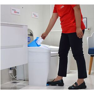 Buy cheap KWS Pedal Sanitary Bin , 4kg Feminine Hygiene Disposal Bins from wholesalers