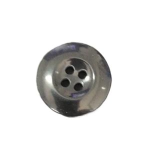 Buy cheap Matt Grey Melamine Buttons In 30L Round Shape Lightweight Durable from wholesalers