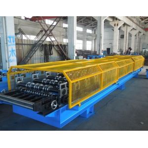 Automatic Trapezoidal Decking Roof Panel Roll Forming Machine Thickness 0.6 - 0