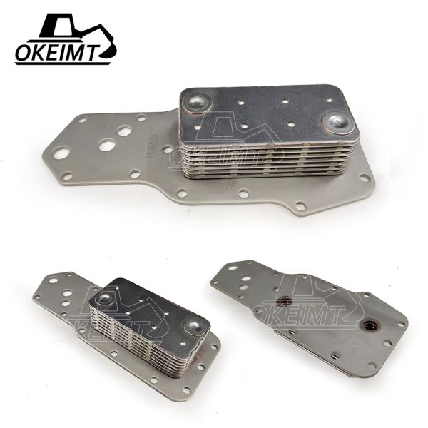 Quality OKEIMT High Quality 3921558 Excavator Engine Oil Cooler 6BT Cummins Oil Cooler Core for sale