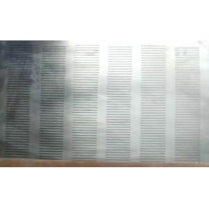 Buy cheap SUS304 Or SUS316 Vibrating Screen Plate With Slotted Type Of Pulp Roughing Equipment from wholesalers