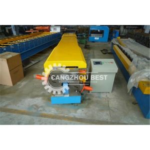 Buy cheap Square Steel Profile Soffit Panel Rain Pipe Gutter Downspout Machine from wholesalers