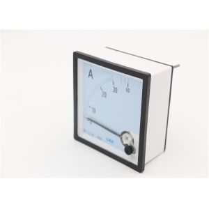 Moving Iron Panel Mount Ac Amp Meter 96*96mm AC 0-60A Type 90° Deflection