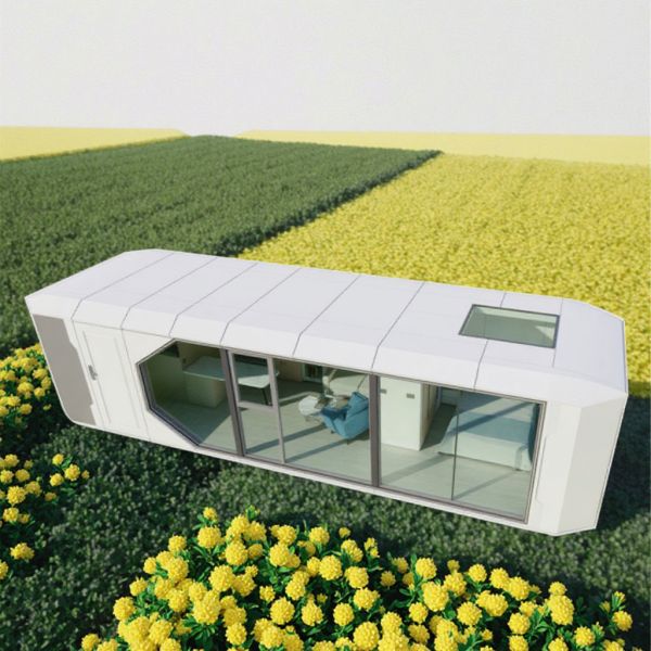 Buy cheap Art Accommodation Solution Capsule House For Sale 39㎡ Aluminum Window 11 Tons from wholesalers