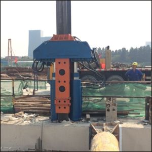 Buy cheap BEIYI hydraulic pile extractor static pressure pile pulling machine from wholesalers
