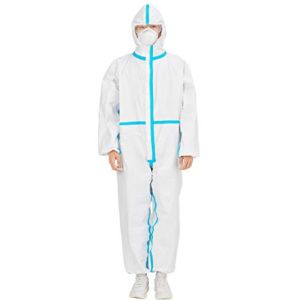 Buy cheap Lightweight Disposable Protective Coveralls , Fluid Resistant Disposable Isolation Gowns from wholesalers