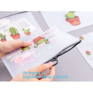 Pouch Bags With Zip,Plastic Zip Resealable Pouch, side gusset bag with top