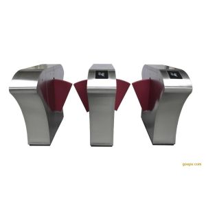 Security Fast Fingerprint School Office Pedestrian Turnstile Gate Double Lane