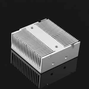 China Base Size 10-200mm Skived Fin Heat Sink Lightweight and Anodizing for Optimal Cooling Performance on sale
