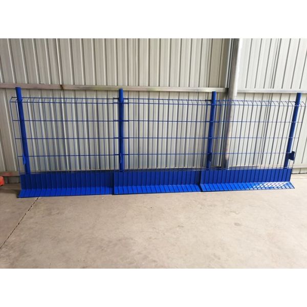 Quality Giant Fence Blue Pvc Coated 1150*2600mm Fall Protection Fence for sale