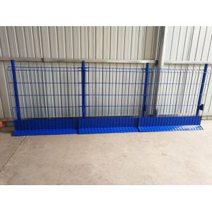 Buy cheap Giant Fence Blue Pvc Coated 1150*2600mm Fall Protection Fence from wholesalers