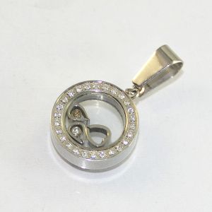 Buy cheap Factory Direct Glass Round Floating Charm Lockets LPG148 from wholesalers