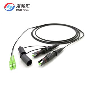 Buy cheap Pre Connectorized Optitap SC APC Drop Cable Assemblies 2 Core from wholesalers