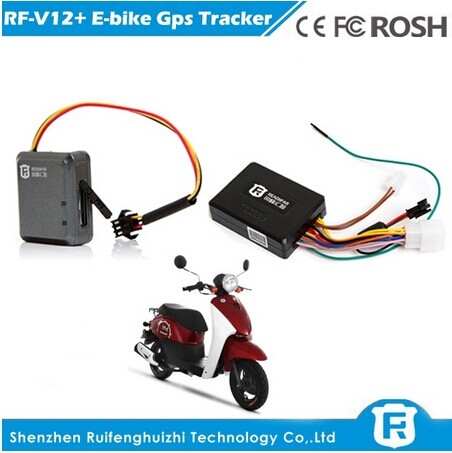 gps tracker & alarm for electric bicycle built-in sim card track anywhere