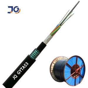 Buy cheap Double Sheath Double Armoured Underground Directly Buried GYTA53 4 8 12 24 48 96 144 Core Fiber Optic Cable from wholesalers