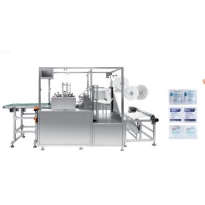 Buy cheap 47*50mm Alcohol Pad Packing Machine 1000pcs/Min Automatic Medical from wholesalers