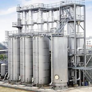 China Lithium Manganate Mvr Falling Film Mvr Evaporator System Zero Liquid For Ethanol Recovery/Water Treatment on sale China Lithium Manganate Mvr Falling Film Mvr Evaporator System Zero Liquid For Ethanol Recovery/Water Treatment on sale