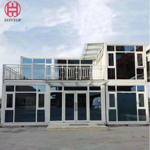 Zontop Container House Custom Roof Stairs Luxury Prefabricated Houses Container