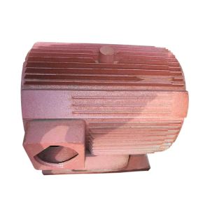 Buy cheap Sandblasting Die Casting Red Round Aluminium Motor Casing from wholesalers
