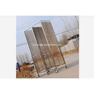 Buy cheap Ss201 304 1.5mm Tray Rack Trolley With Casters product