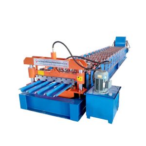 China 14 Steps Ppgl Trapezoidal Roll Forming Machine Low Noise on sale China 14 Steps Ppgl Trapezoidal Roll Forming Machine Low Noise on sale