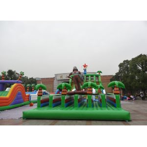PVC Commercial Giant Inflatable Obstacle Course / Adult Inflatable Slide