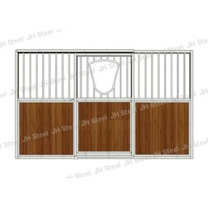 Buy cheap Hot Dipped Galvanized Horse Stable Front 3m Door Width from wholesalers