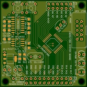 Quality FR4 Material Multilayer PCB 4- Layer Surface Finish ENIG Industrial Control Board Copper 1OZ for sale