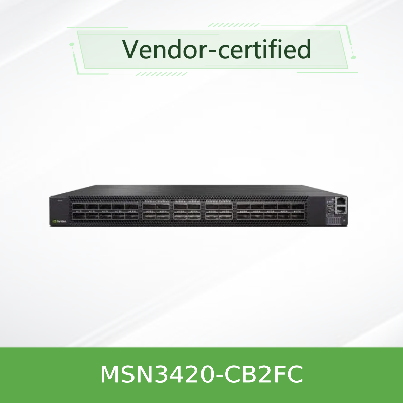 Buy cheap Mellanox Network Switch OEM 25GbE/100GbE Mellanox Open Source Ethernet Switch MSN3420-CB2F from wholesalers