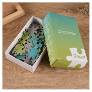 Diy Paper Puzzle Box Set Educational Toys Games Pieces Jigsaw Cartoon Kids