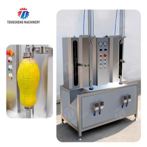 Melon and fruit double head with single cutter peeling machine pineapple Peeling