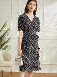 Buy cheap 100% Silk 18MM Spring and Summer New design for Women Fashion Dress from wholesalers