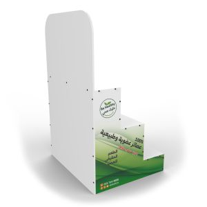 Custom Logo Wooden Display Stand Wood Tier Display Stand ODM