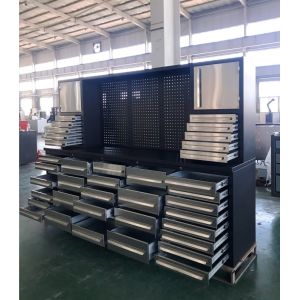 Buy cheap Functional Stainless Steel Workbench for Workshop Tool Storage and Heavy Duty Drawers from wholesalers