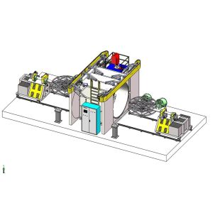 Buy cheap 2.5m Oven Shuttle Rotational Moulding Machine For Water Tank product