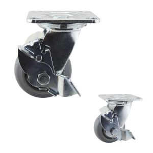 Buy cheap 100mm soft Thermoplastic Rubber Heavy Duty Lockable Casters from wholesalers