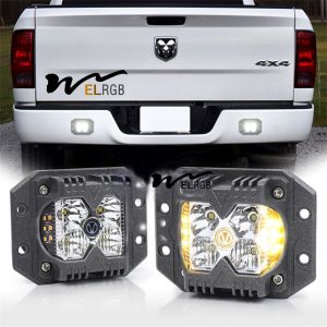 Buy cheap 3500LM Cube Side Shooter Led Pods Vehicle LED Work Lights 12V 6500K from wholesalers