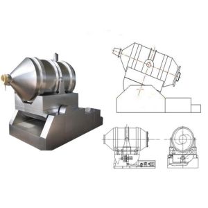 4800L 2400kg/ batch lab Industrial Mixing Machine With Rotating Drum
