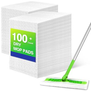 100 Count Extra Thick Disposable Mop Pads Dry Sweeping Pad Customized