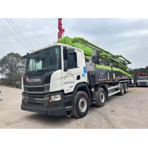 Buy cheap ZLJ5441THBSE Used Scania Concrete Pump Truck With Zoomlion Mounted Pump from wholesalers